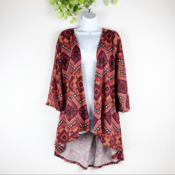 LuLaRoe Sweaters - LuLaRoe Boho Aztec Print Open Cardigan Waterfall